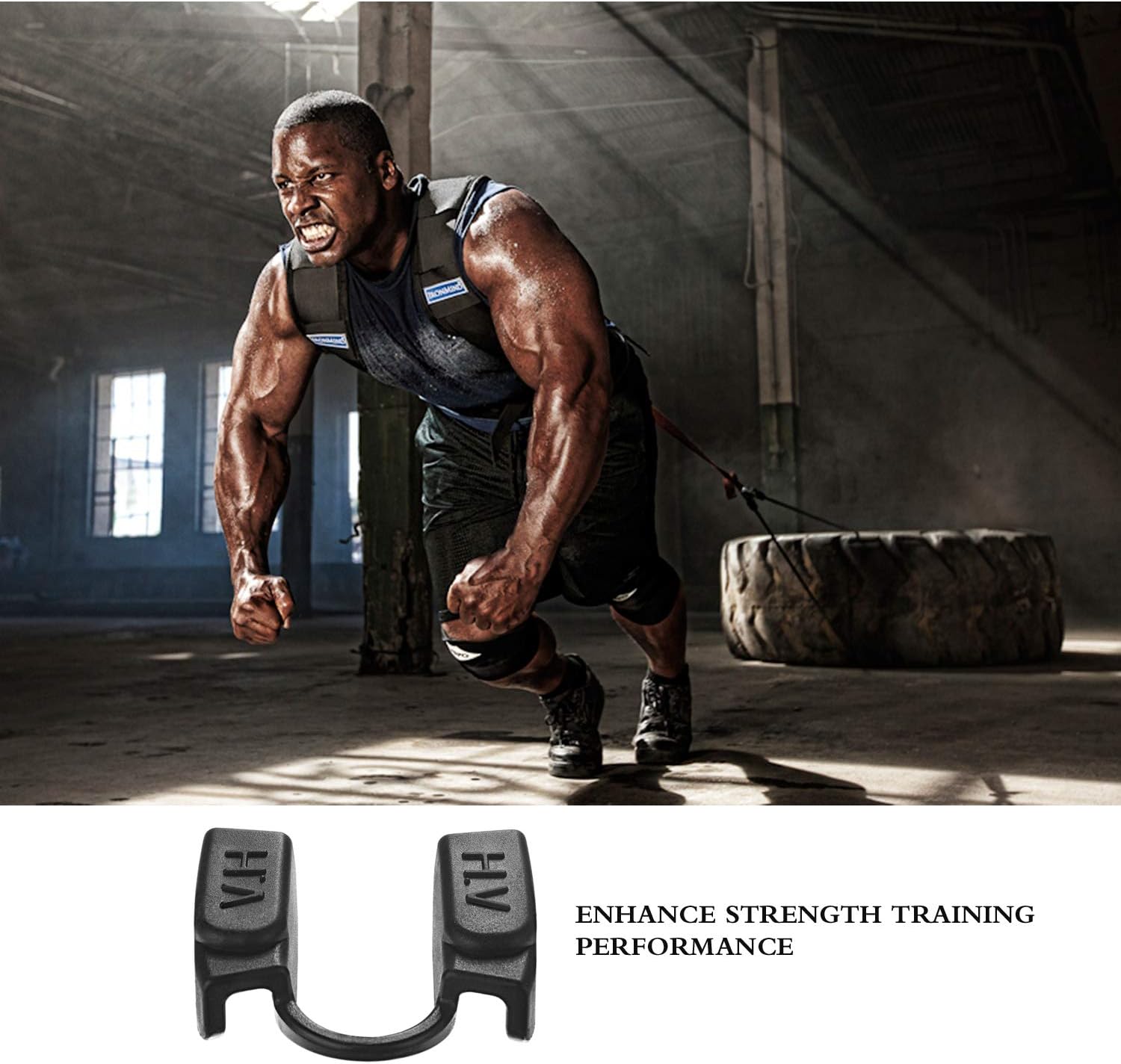 Powerlifting Mouth Guards(2 Pack) for Sports and Fitness Weight Lifting(Bodybuilding, Keep Fit, Competition)- Lower Jaw, Non-Contact (Black) : Sports & Outdoors
