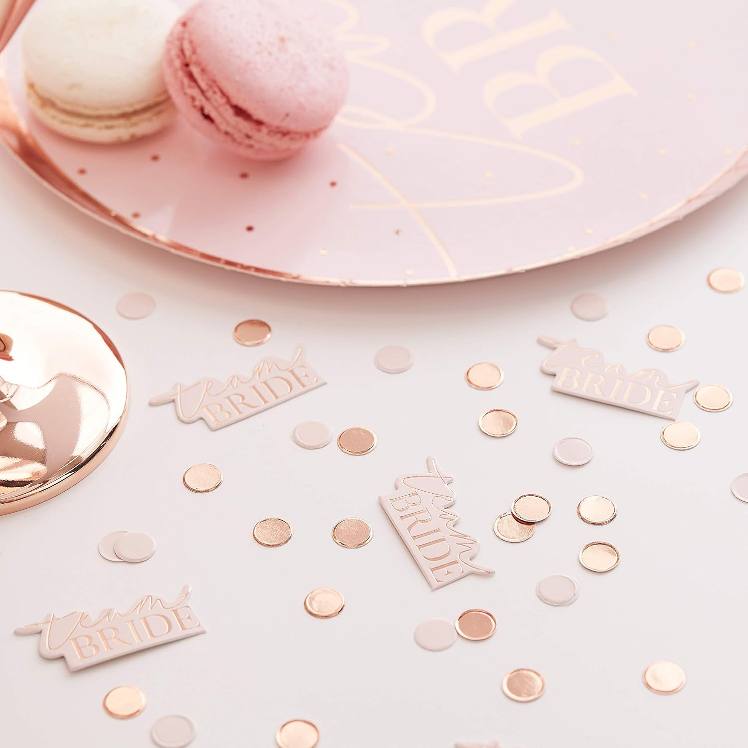 Ginger Ray Team Bride Blush and Rose Gold Hen Party Confetti - Hen Party, Paper