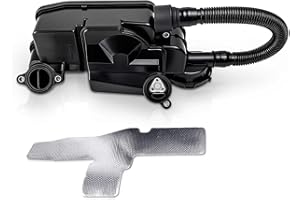 RHAOCZIYAUTO Air Oil Separator Assembly Fit for Ford F250 F350 Super Duty 2017-2019 6.7L Powerstroke Diesel - PCV CCV Vent Valve Engine Crankcase Replaces# FC3Z-6A785-F, FC3Z-6A785-D, FC3Z6A785F - without Sensor