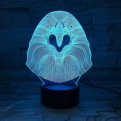 Amazon ラブリークリエイティブクリエイティブナイトランプアクリル3dフクロウライト常夜灯赤ちゃん寝室テーブルランプ Cccnna テーブルランプ 通販