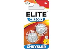 SHI Elite Key Fob Batteries Replacement for Jeep Dodge Ram Chrysler (Cherokee Caravan Town & Country Charger Compass Durango Challenger Journey Renegade Pacifica Patriot) Remote Fobik Pack