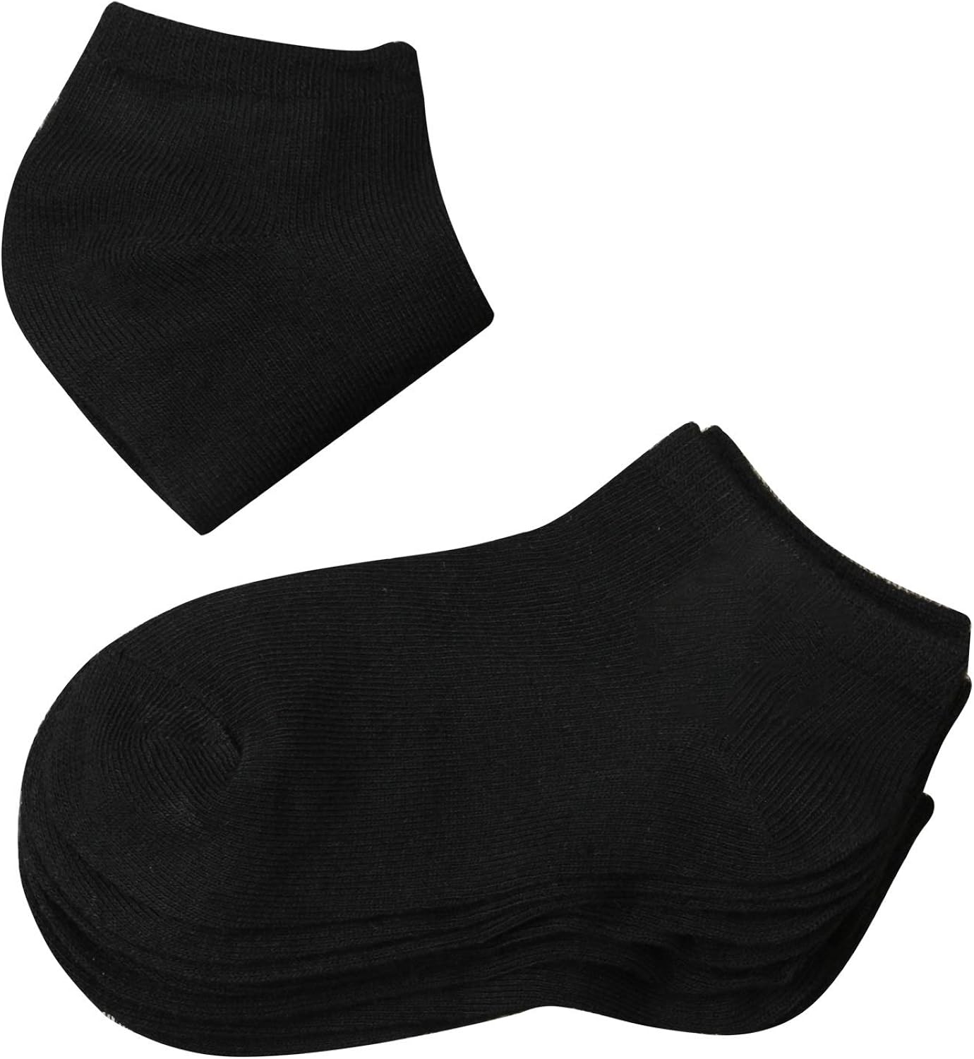 Cooraby 15 Pack Kids' Half Cushion Low Cut Athletic Ankle Socks Boys Girls Ankle Socks: Clothing