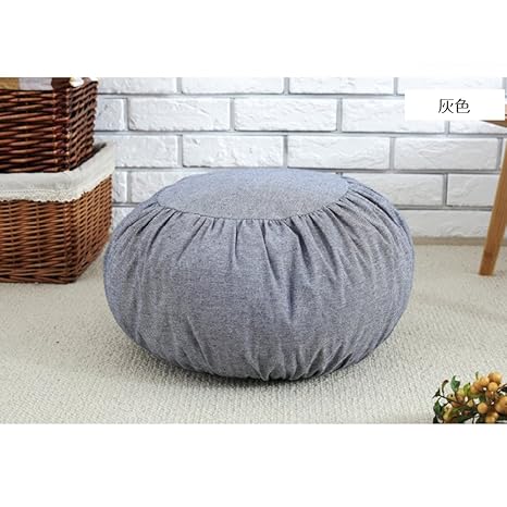 Amazon Co Jp 座布団 丸型 極厚 ふわふわ 綿製 和風 直径47cm フロア