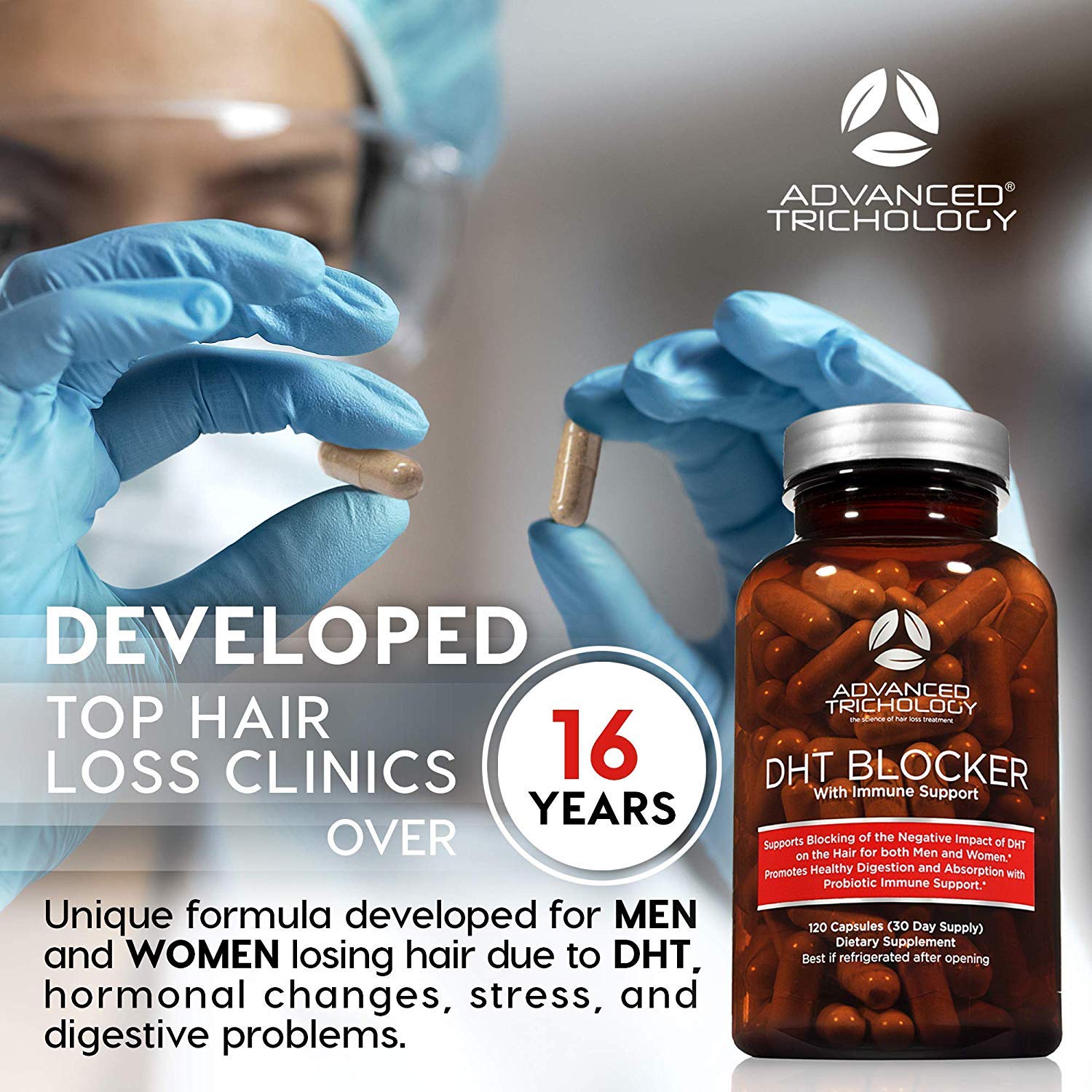Advanced Trichology Dht Blocker With Immune Support Hair Loss