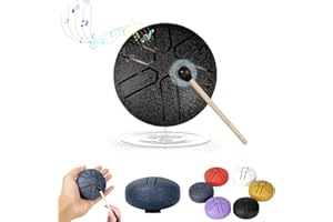 ALINUOYQ Rain Drum for Outside, 3 Inch Steel Tongue Drum for Rain, Chakra Drum for Rain, Waterproof Carbon Steel Drum Rain Be