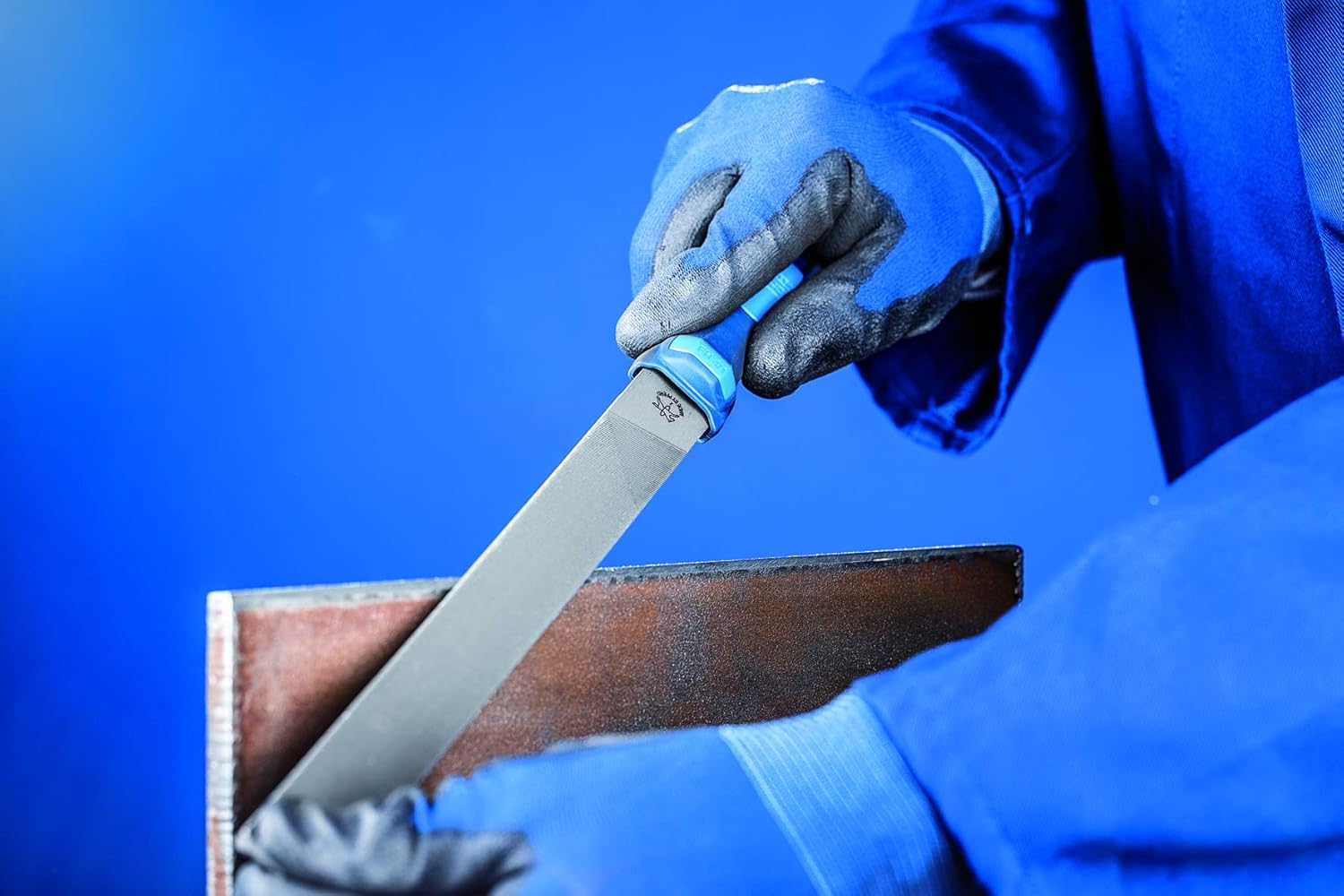Pferd 11210307 Type of Cut 2 Hand File, Silver/Blue, 300 mm - Image 3