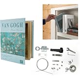 TamBee Hidden Door Book Latch, Secret Book Latch Hidden Door Kit for Bookshelf and Bookcase Doors, DIY Secret Doors Hardware for Home Office, Storage Room, Safe Room