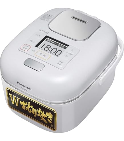 Panasonic Bistro 炊飯器 ホワイト Amazon.com: Panasonic Rice Cooker 1 Sho Top Model Bistro