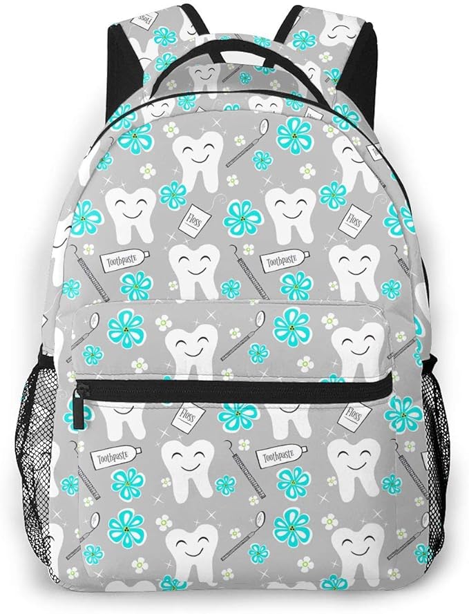 Dental Examination Unisex Backpacks With Adjustable Padded Shoulder