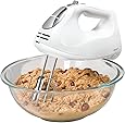 Hamilton Beach Hand Mixer with Snap-On Case, White
