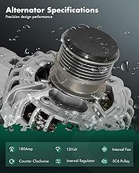 SCITOO Alternator Fits for Land Rover for Range