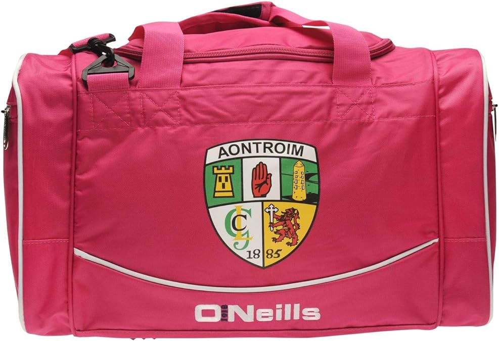 O'Neills Womens Antrim GAA Holdall Gym Bag Adjustable Strap Pink One