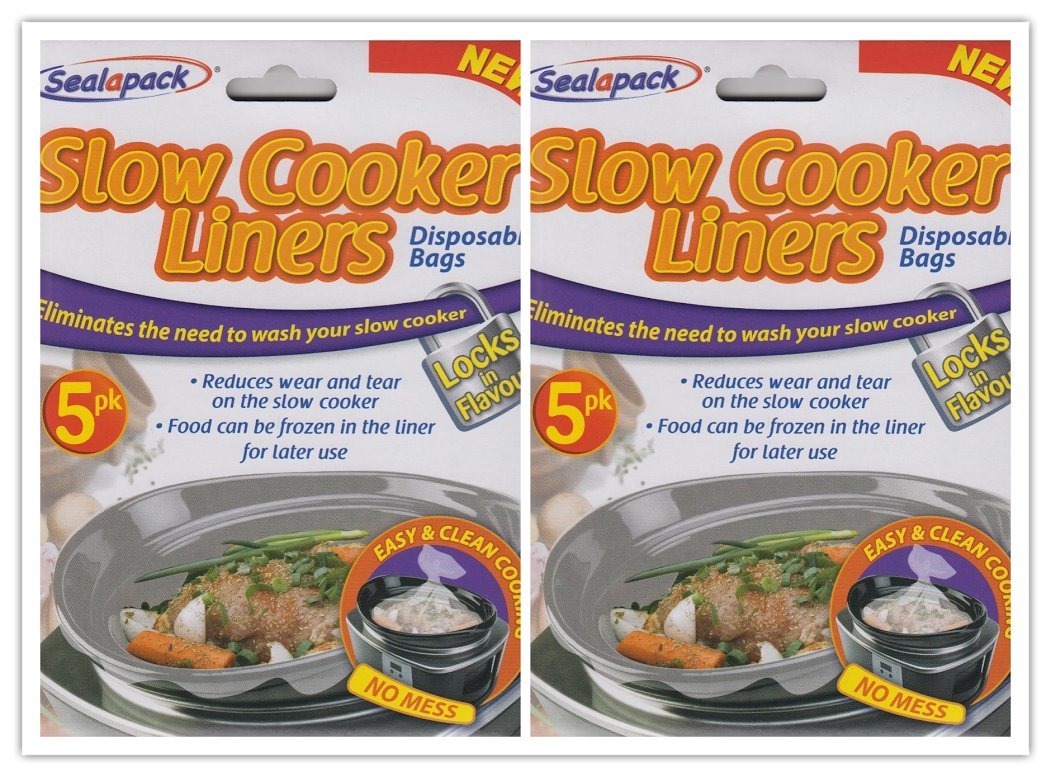 Pajee 10 Pack Slow Cooker Liners Cooking Bags For Round & Oval Cookers TM