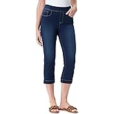 Gloria Vanderbilt Womens Amanda Pull on Capri Standard