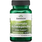 Swanson Ultimate Ashwagandha KSM-66 - Herbal Supplement Supporting Healthy Stress Levels & Relaxation - Natural Formula to Promote a Calm & Relaxed Mindset - (60 Veggie Capsules, 250mg Each)
