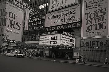 Amazon Com Rko Palace Archival B W Movie Theatre Billboards Photo