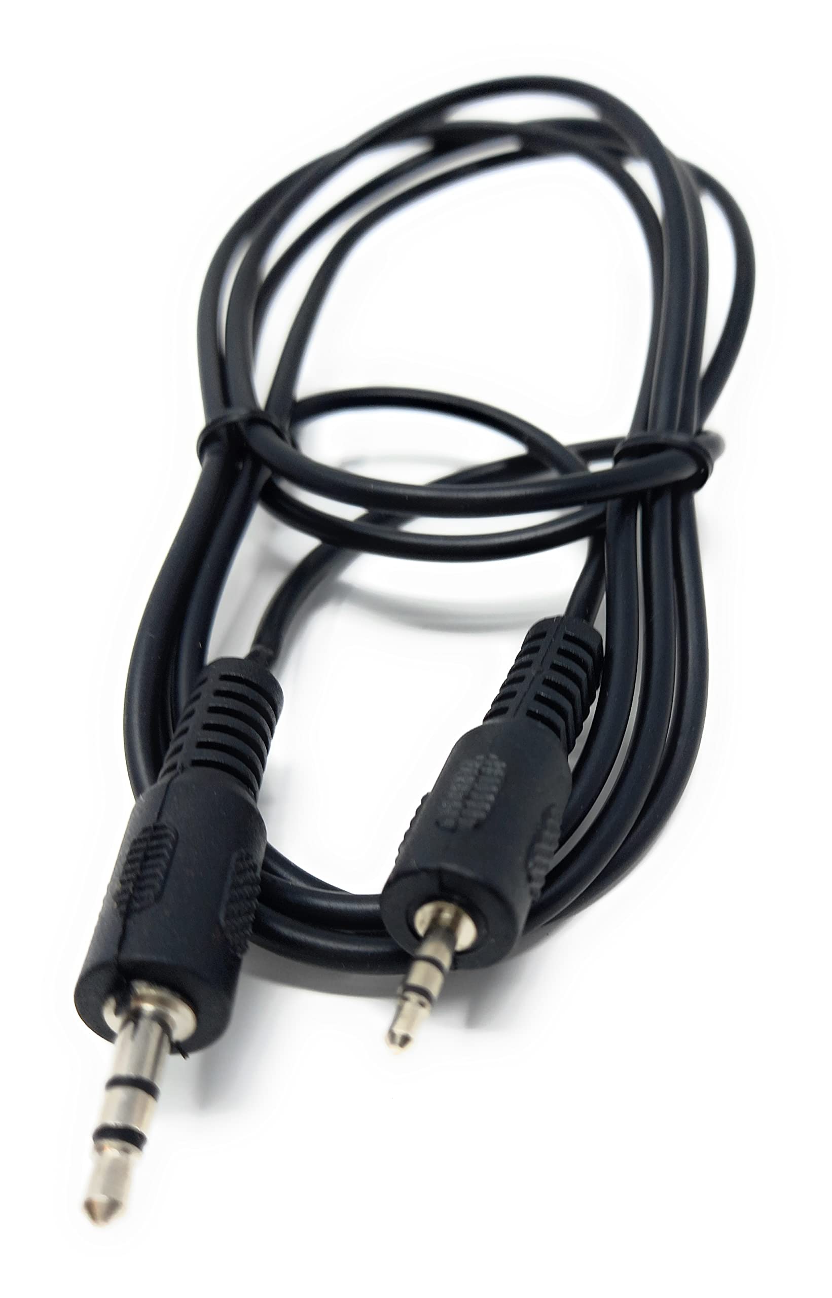 DRUT 1.5m 2.5mm to 3.5mm 1/8'' Stereo Audio Jack Male to Male Cable, Auxiliary AUX Lead Cord 5ft