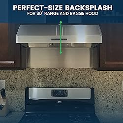 24" x 30" Reversible Metal Backsplash Matching