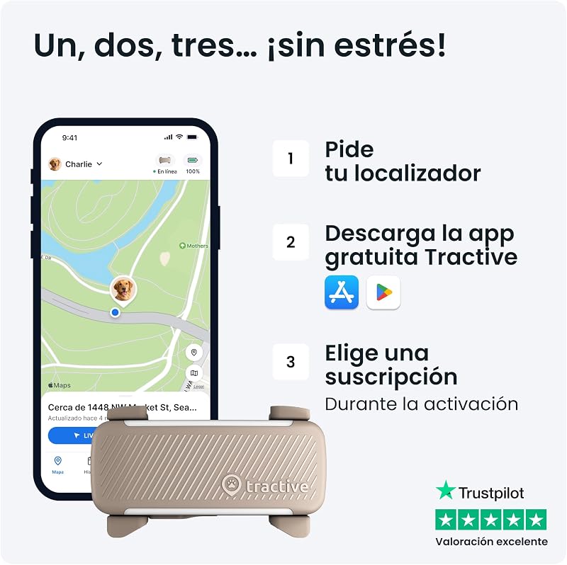- Cães GPS | Edição 2025 | Nº 1 no mercado | Localização em Tempo Real | Alertas Anti-Fugas | Monitor de Atividade | Alertas de Saúde | Rastreio de Latidos (Castanho)