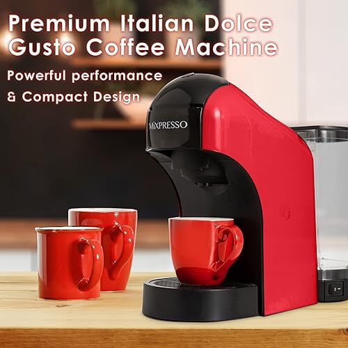 Dolce Gusto Red Coffee Machine Mixpresso Dolce Gusto Machine