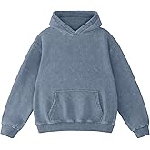 Hatant Oversized Hoodie Sweatshirts for Men Couples Heavyweight Hoodies Pullover Vintage Mens Acid Wash Sweaters Clothes 2026