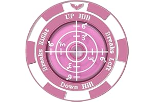 Yobbai SlopeVision Pro Golf Green Reader with Hat Clip, Horizontal Bubble Level & Golf Ball Marker – High Precision Green Reading Aid, Ideal Golf Gift for Men & Women