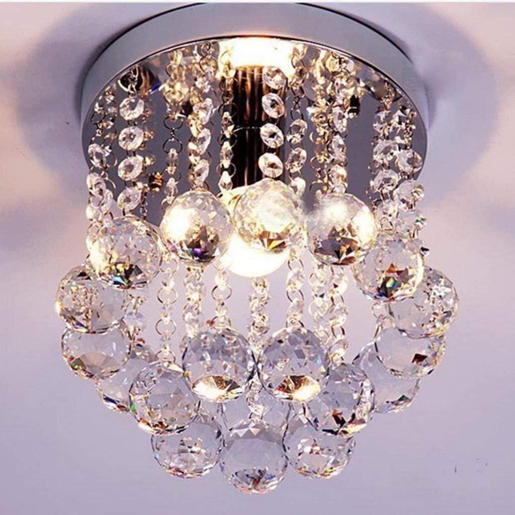 Household Chandelier, Crystal Palace Ceiling Lamp, Wrought Iron Wall Lamp Chandelier Crystal Light - Hallway Lights, Entrance Lights, Hall Lights, Balcony Lights, Ceiling Lights, Living Room Sta