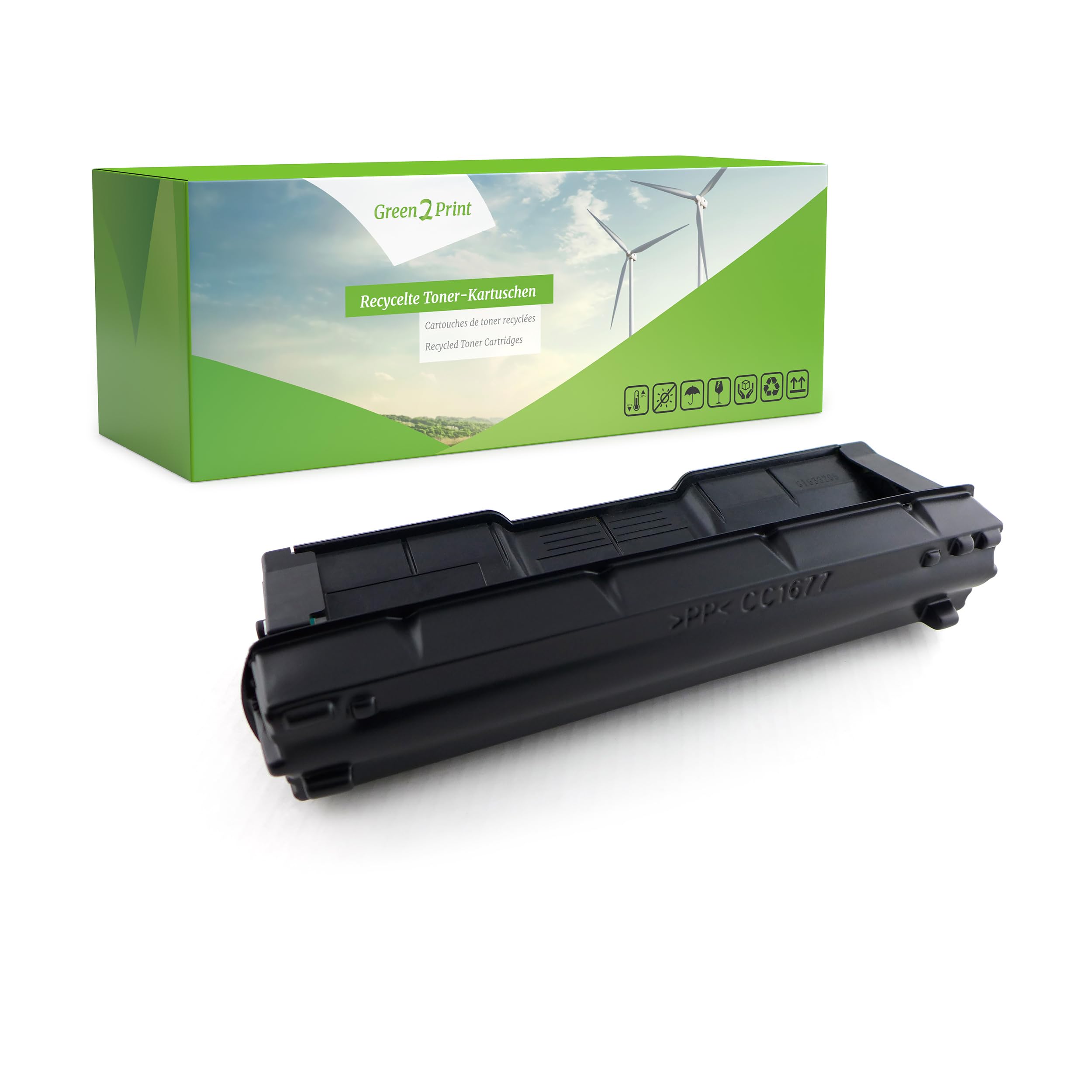 Green2Print Toner cyan 1600 pages replaces Ricoh 407544 Toner cartridge for Ricoh SP-C250DN, SP-C250SF