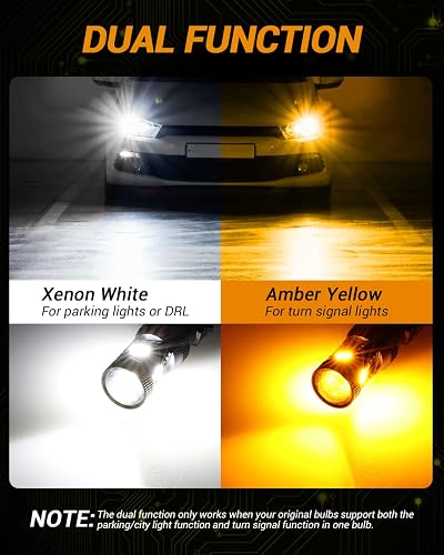 No Hyper Flash 7443 7444NA Switchback LED Turn Signal