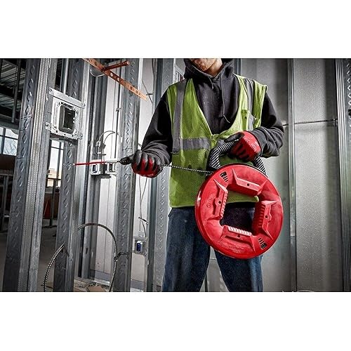 For Milwaukee 48-22-4195 100' Polyester Fish Tape w/Flexible Metal