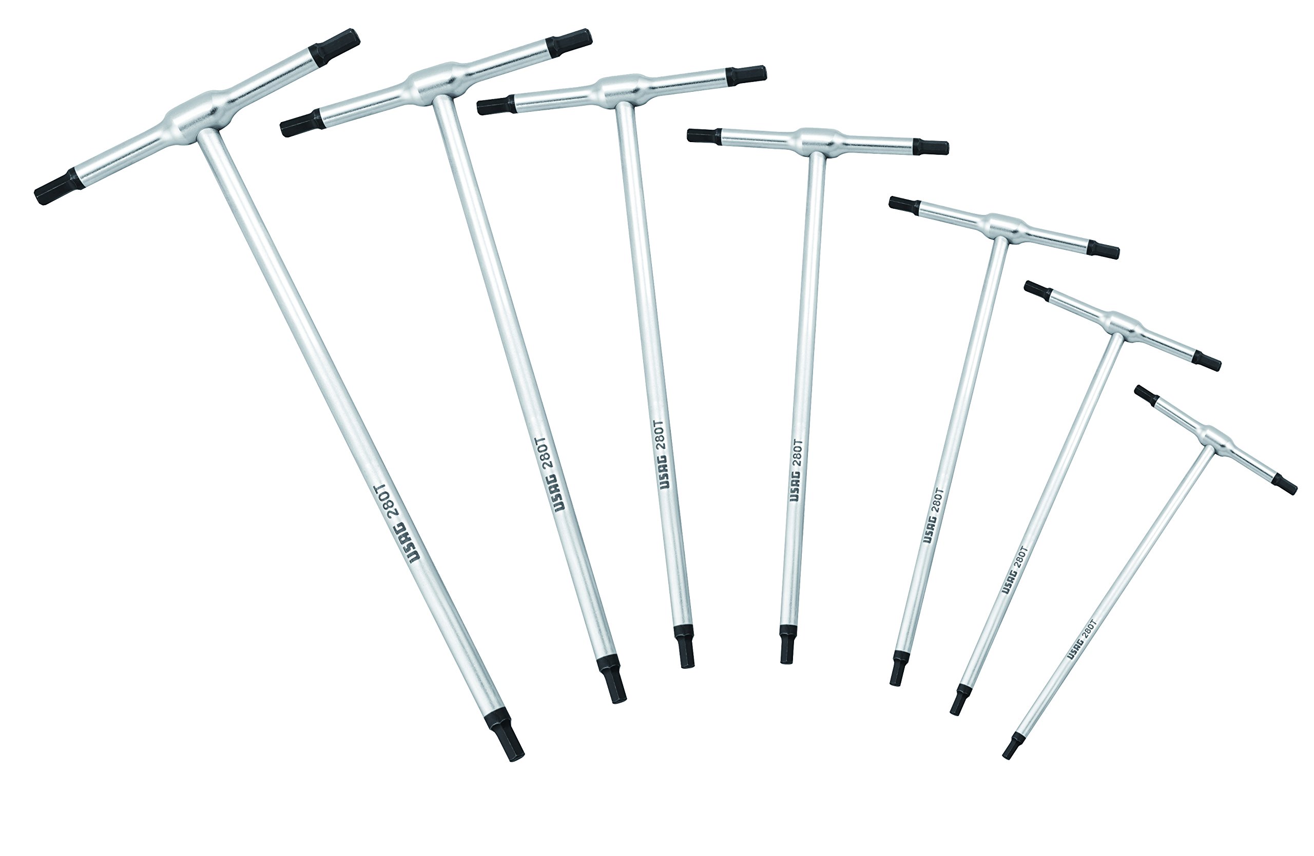 USAG 280 T/SE7 Set of Seven T-Handle Hexagon Keys