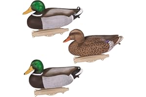 Flambeau Outdoors 8036SUV Storm Front 2 Mallard Decoys, Classic Floaters - 6-Pack