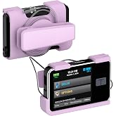Heliocean Tandem t:Slim X2 Pump Case with 360&deg; Rotating Belt Clip, t Slim Pump Case Sturdy &amp; Durable Clip, Insulin Pump Holder Compatible with t:Slim/t:Slim G4, Tandem Holster Accessories (Purple)