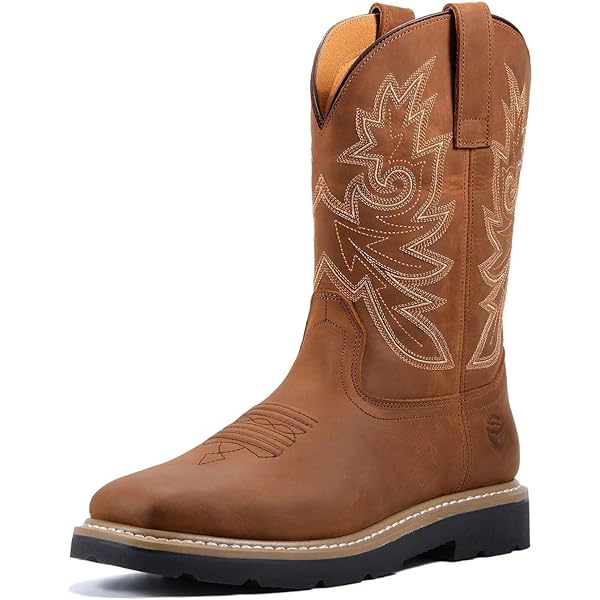 Amazon.com | Stetson Mens Rancher Zip Wide R Toe Boots | Western