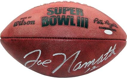 joe namath signed football