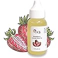 TKB Flavor Oil - DIY Cosmetics, Soaps, Body Care, Lip Gloss, Lipstick, Lip Balm, Unsweetened Flavoring Oil (Strawberry, 1 floz (30ml))
