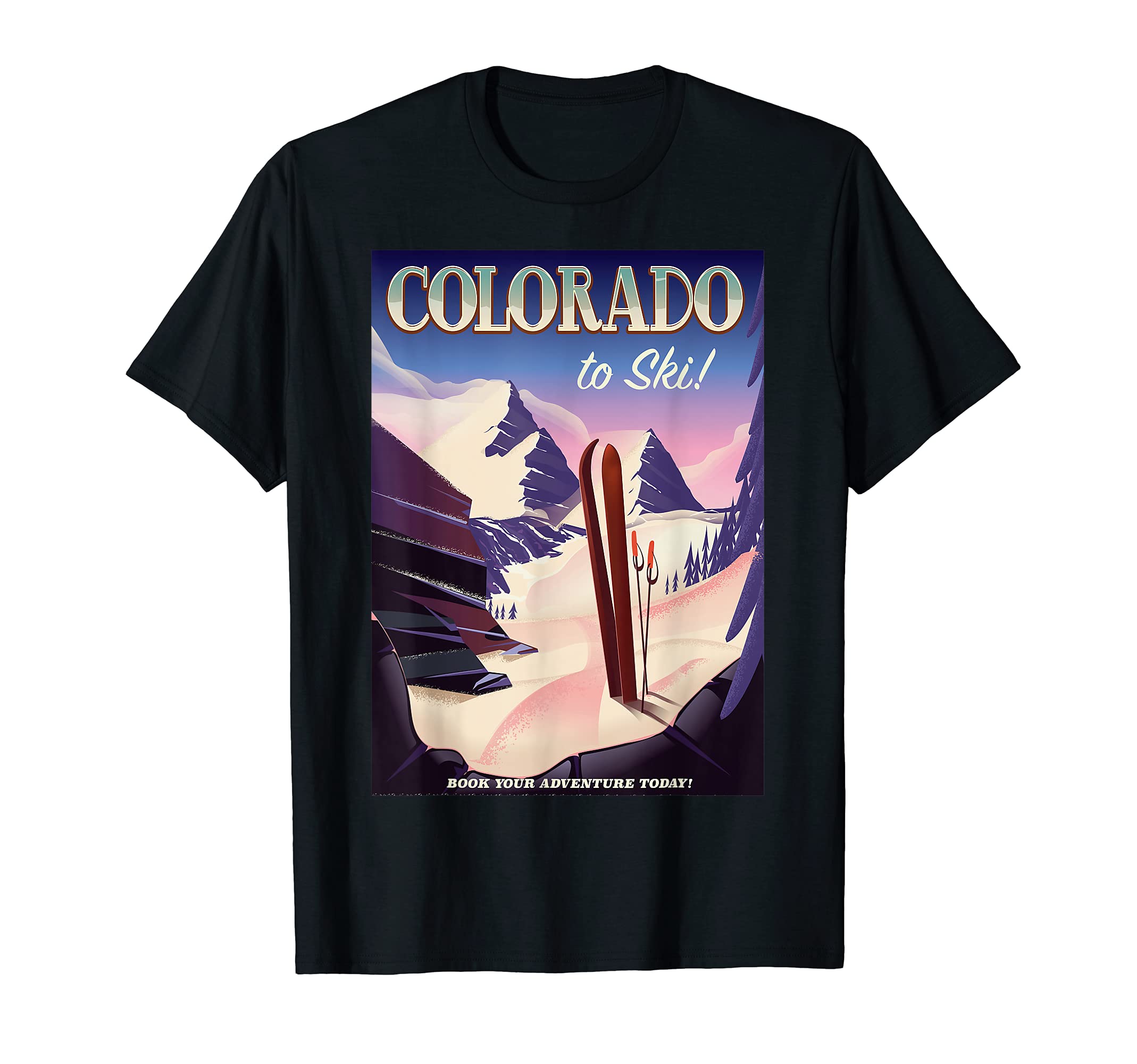 Colorado Ski poster T-Shirt