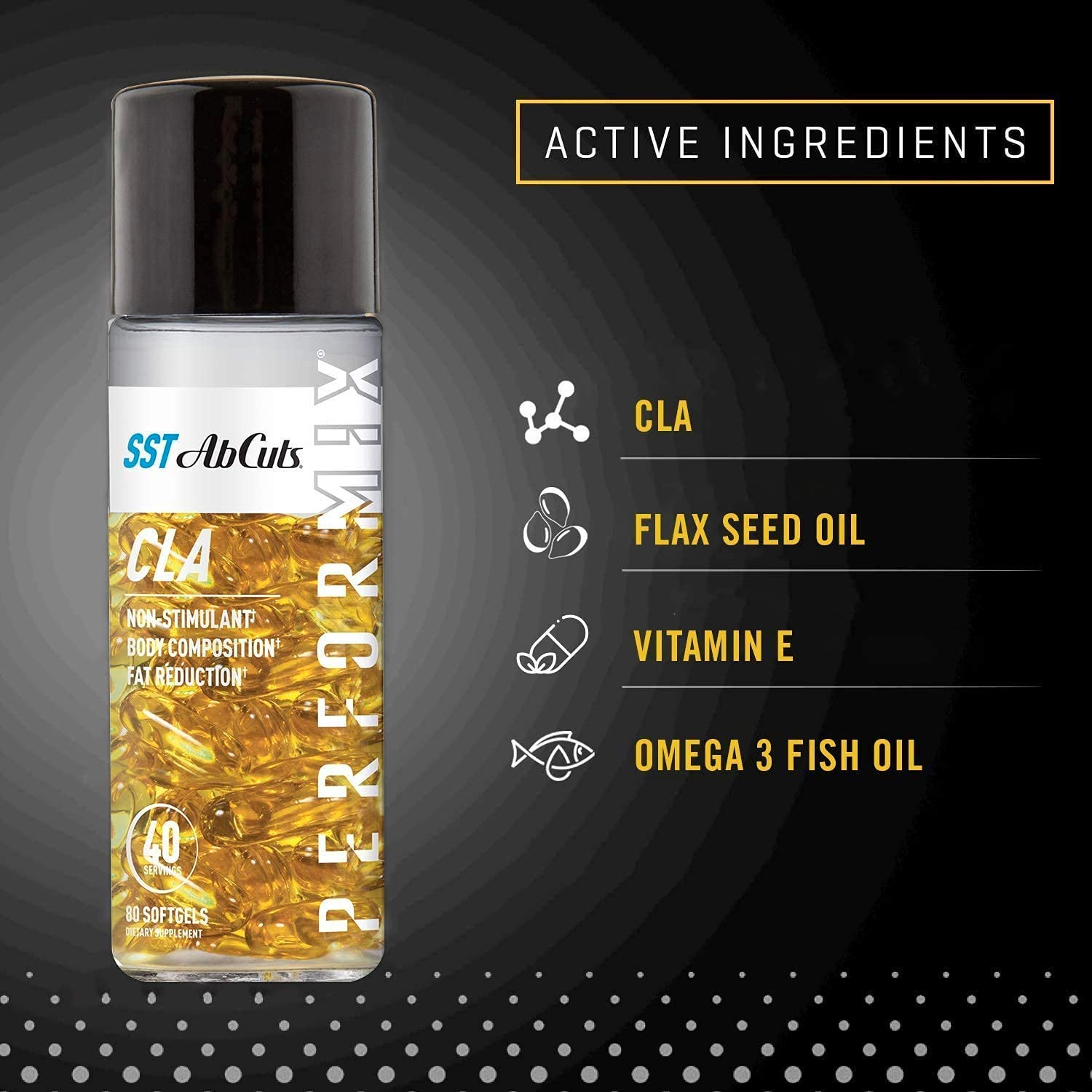 PERFORMIX 24/7 Stack Bundle - SST, Ab Cuts CLA and Lean Sleep - Thermogenic Timed Release Capsules for Energy Focus and Increased Metabolism Support for Men and Women