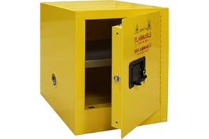 Zenith Safety Products - Flammable Storage Cabinet, 4 gal., 1 Door, 17" W x 22" H x 18" D Each