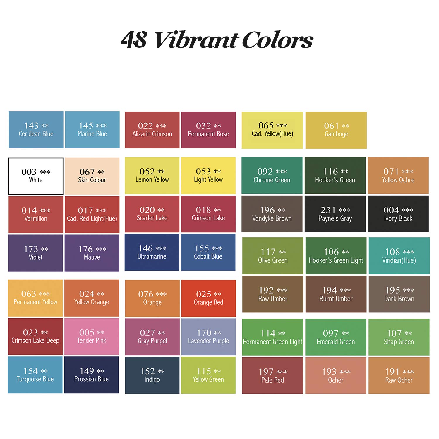 Artify Watercolor Field Sketch Set 48 Assorted Colors With