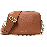 Michael Kors Womens Bryant Medium Double Zip Chain Camera Crossbody Bag