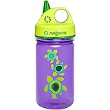 Nalgene Grip 'n Gulp Bottle, Purple Turtle, 12oz