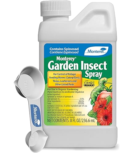 Amazon.com : Monterey Take Down Garden Spray Bundled with Measuring Spoon  Insecticide and Miticide Concentrate for Dormant and Growing Seasons   Effective on Listed Insects Including Eggs - 1 Pint : Patio, Lawn & Garden