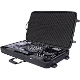 Headliner Lightweight Molded EVA Hardshell Pro-Fit&trade; Case with Wheels Compatible with AlphaTheta XDJ-AZ All-In-One DJ System