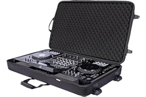 HEADLINER LOS ANGELES Headliner Lightweight Molded EVA Hardshell Pro-Fit™ Case with Wheels Compatible with AlphaTheta XDJ-AZ All-In-One DJ System