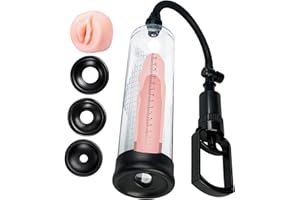 Men's Growth Pump with Strong Suction Vacuum Pump with ED Screen Powerful Electric Vacuum Pump Inch Adjustable Men's Underwea