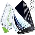 iGluz 4+2 Pack for iPhone 16 Pro Max Privacy Screen Protector with Camera Lens Protector[Easy Install & Bubble Free] 9H+ Tempered Glass iphone 16 Pro Max[True 25% Anti Spy] for Apple 6.9"(2024)