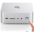 Beelink GTi14 AI Mini PC, Intel Core Ultra 9 185H (16T/22C, up to 5.1GHz), 64GB DDR5 2TB PCIe4.0 SSD Mini Desktop Computer, Dual 2.5G LAN/Fingerprint Sensor/WiFi 7/ BT5.4/USB4.0/ 145W PSU Gaming PC