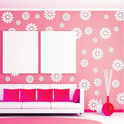 Kayra Decor Vinyl Plastic Sheet/Reusable Wall Stencil for Wall-Decor/DIY Painting Stencil/Durable Than Wall-Stickers (Multi-Coloured, 16x24-inch)