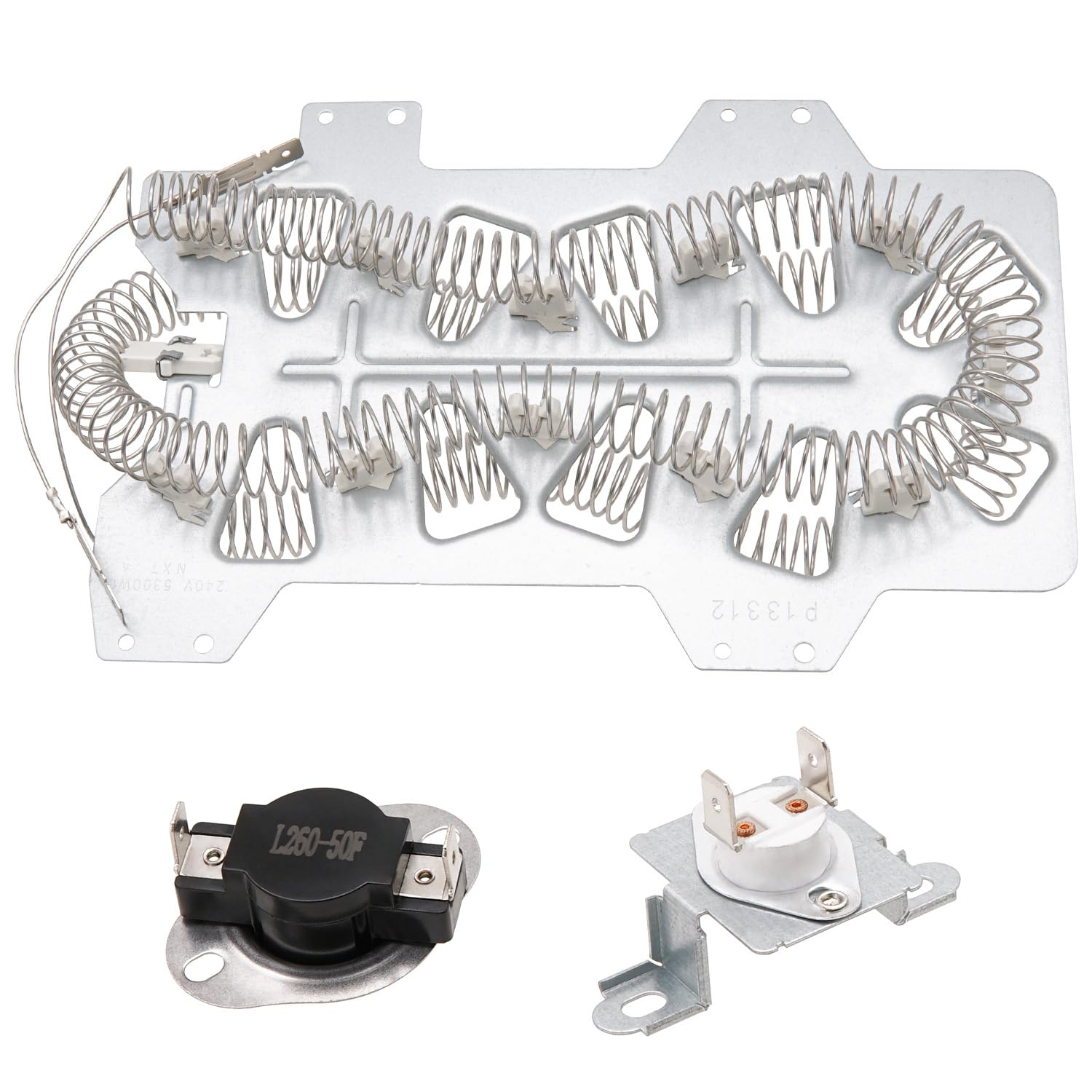Photo 1 of Dryer Heating Element Kit Fit for Samsung DV42H5400EF/A3 DV42H5400EW/A3 DV422EWHDWR/AA DV42H5600EP/A3 DV431AEP/XAA DV431AEW/XAA DV433ETGJWR/A1 DV42H5000EW/A3 DV42H5200EF/A3 DV42H5200EP/A3